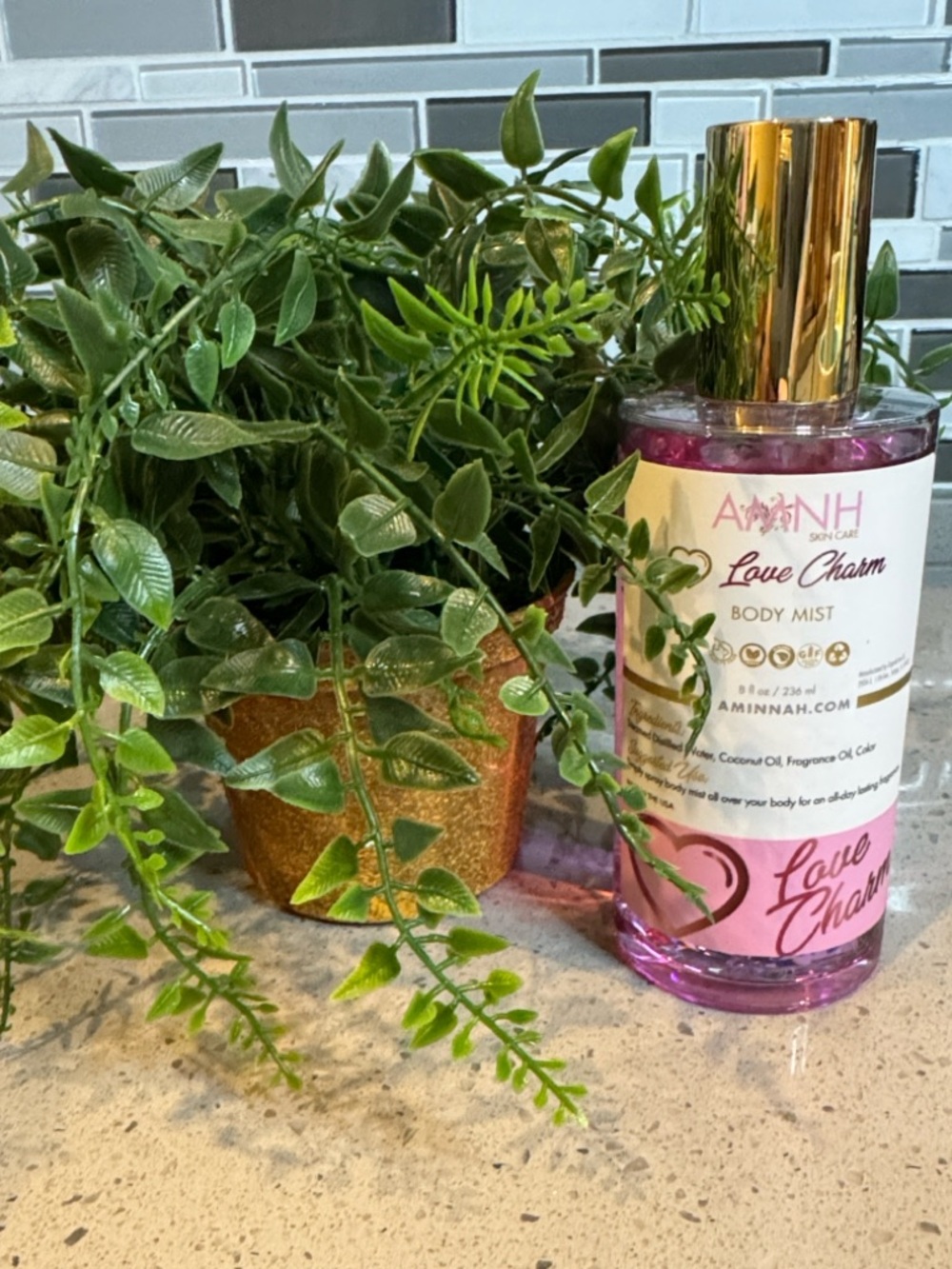AMINNAH - Love Charm Body Mist (not aerosol & no alcohol)